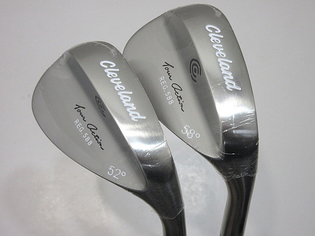 新品2本セット クリーブランド ツアーアクション REG.588 ウェッジ 52&58°スチール WEDGE FLEX