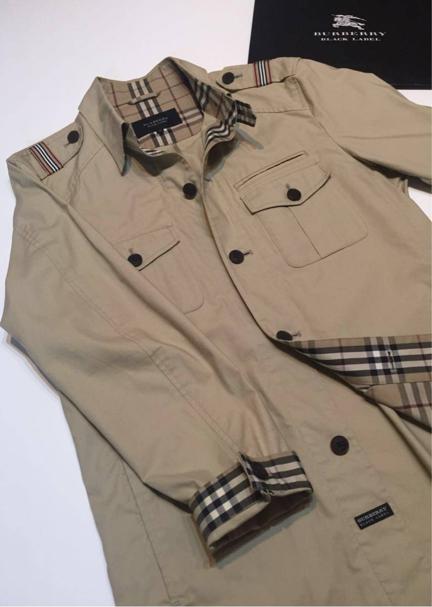 美品 BURBERRY BLACK LABEL バーバリーブラックレーベル レアな
