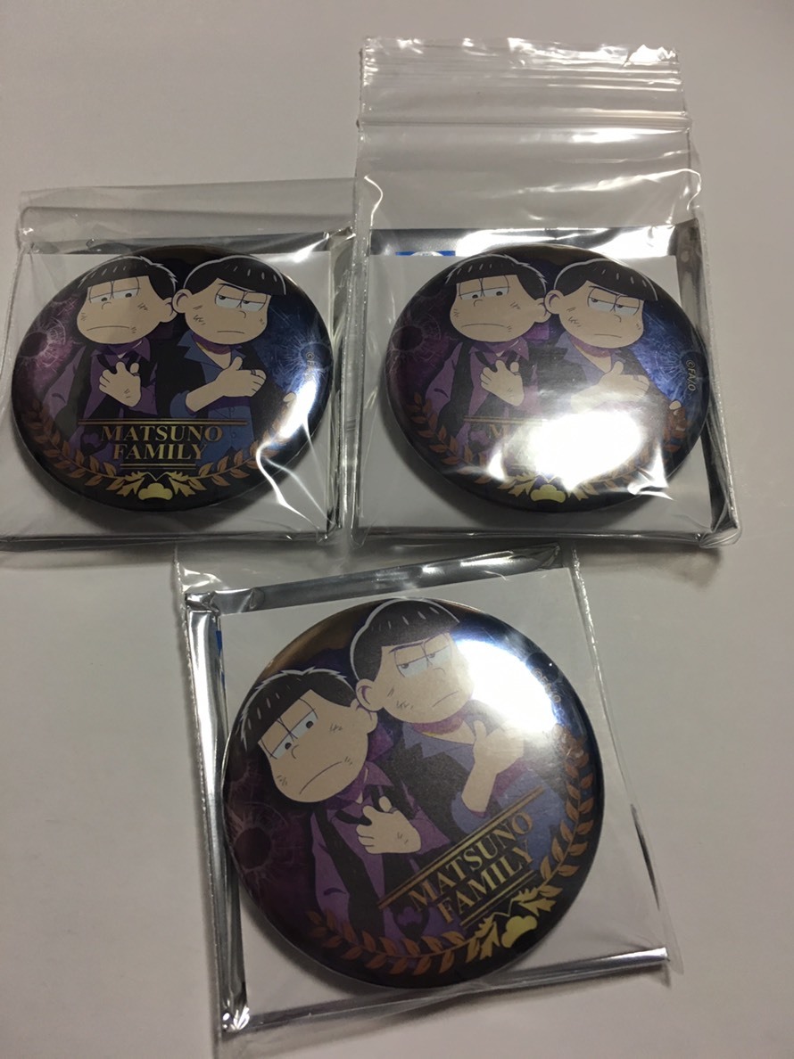 おそ松さん AGF 2018 マフィア松 Matsuno Family 3 カラ松＆一松 3個