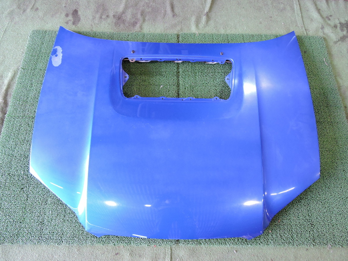 シ35 インプレッサ GDB WRX STI E型 純正アルミボンネットフード 涙目 