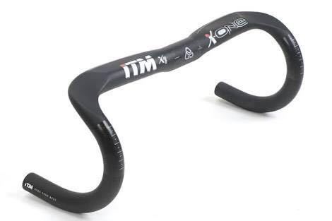 新品 ITM X-ONE ドロップ ハンドルバー エアロ カーボン ロード 420mm