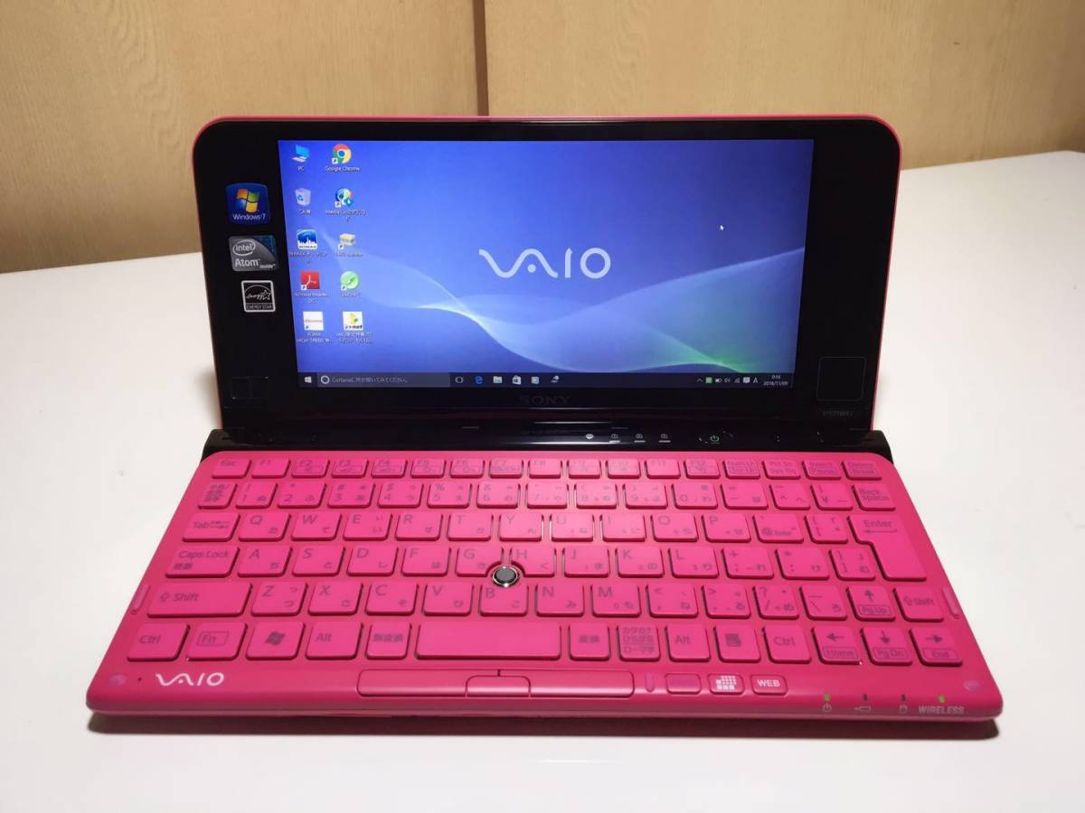 美品 SONY VAIO Type P VPCP11AKJ CPU Z550（2.00GHz）SSD128GB 