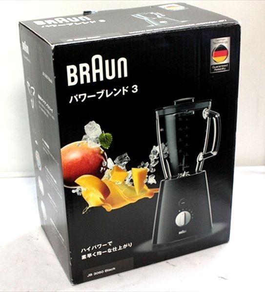BRAUN ブラウン パワーブレンド3 ミキサー ブレンダー JB 3060 黒