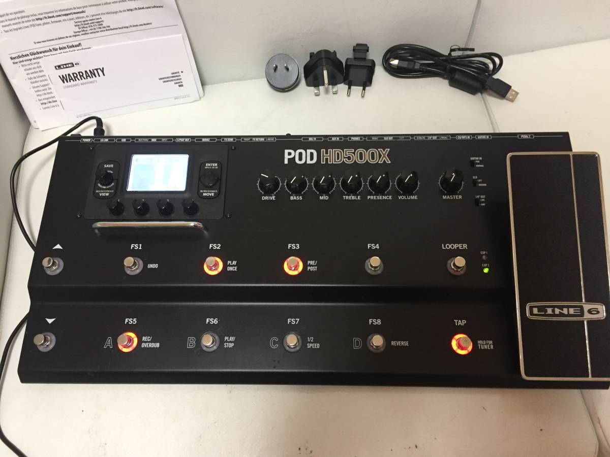 POD LINE6 マルチエフェクター HD500X Line6 レコーディング 楽器 音響