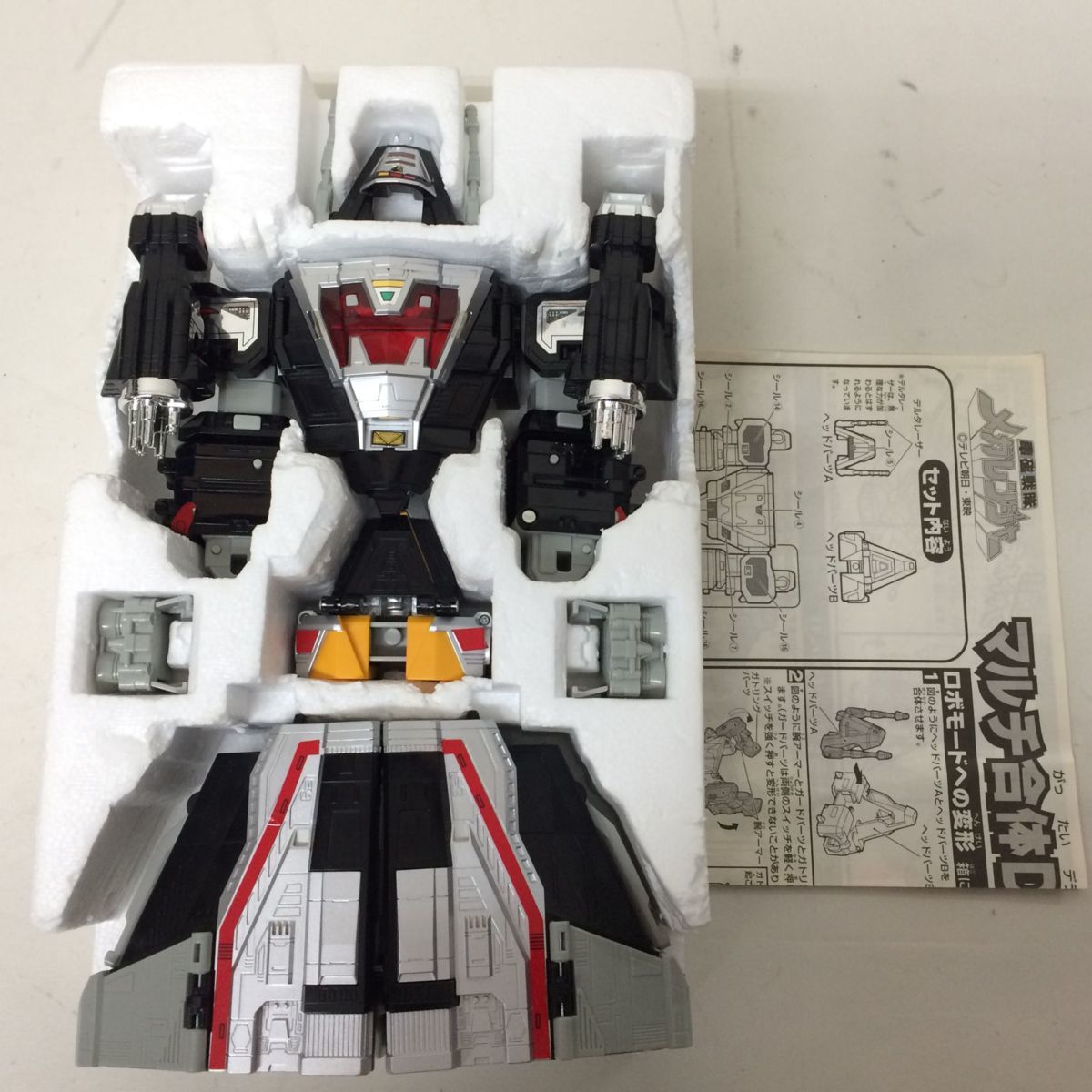 現状渡し品】電磁戦隊メガレンジャー マルチ合体 DXデルタメガ ☆47