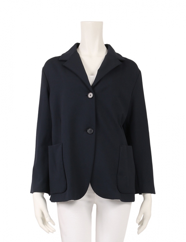 ジルサンダー JIL SANDER テーラードジャケット ネイビー 42 アウター 