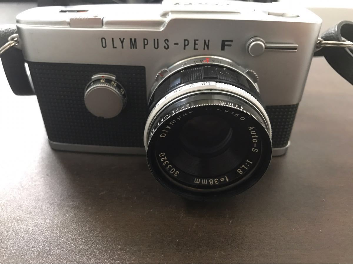 ☆OLYMPUS -PEN F PEN-FV オリンパス ペン フィルムカメラ F.Zuiko