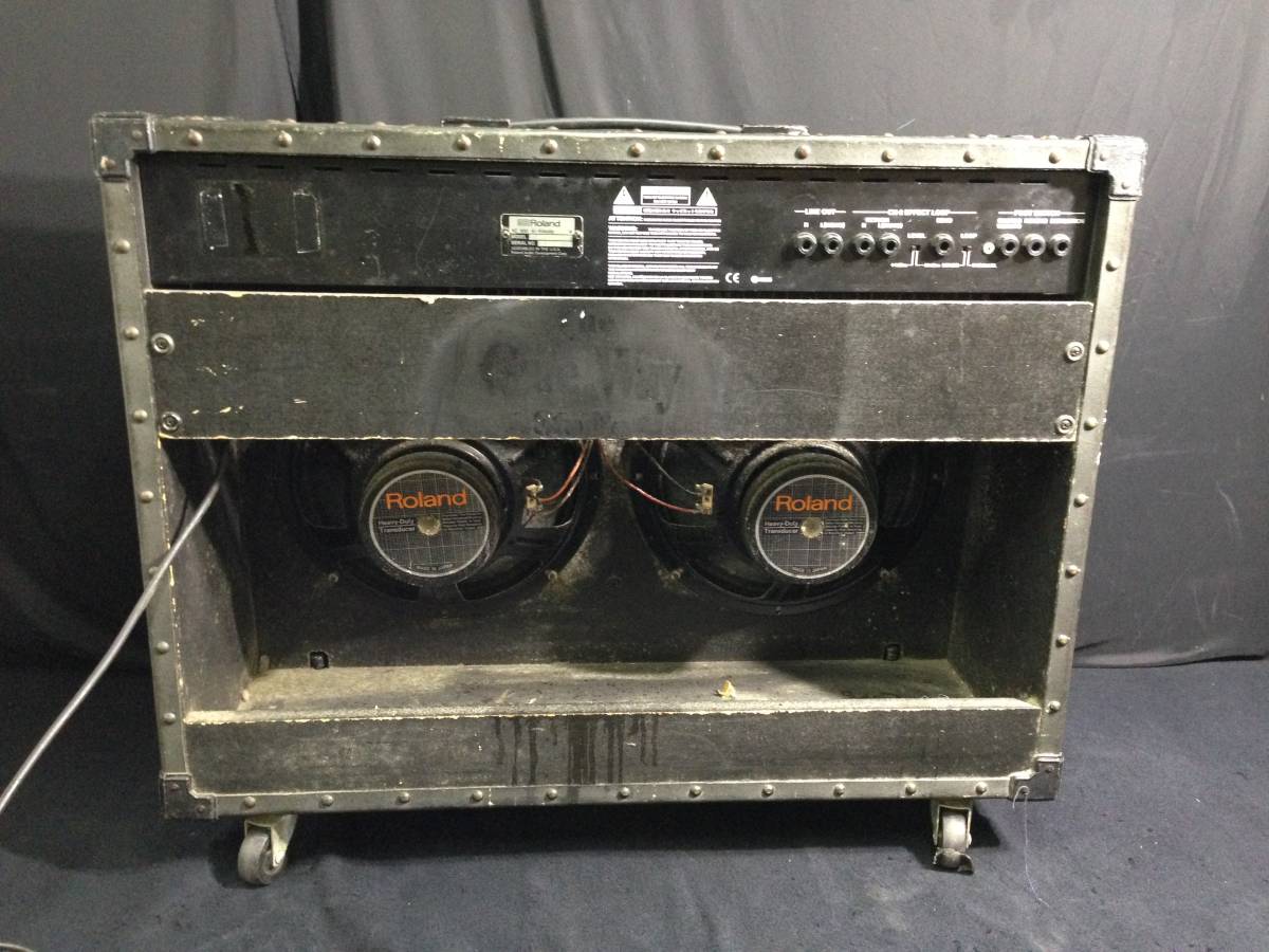 e181119-008I ROLAND JC-120 JAZZ CHORUS-120 ギターアンプ ローランド 動作確認済み 動画あり 760(W)×280(D)×622(H)mm、28kg Roland JC-120 Jazz Anniversary Edition zZounds