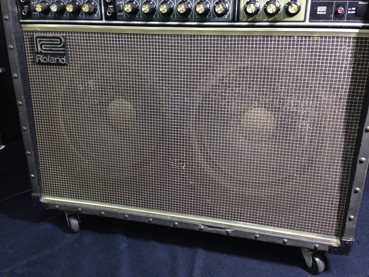 e181119-008I ROLAND JC-120 JAZZ CHORUS-120 ギターアンプ ローランド 動作確認済み 動画あり 760(W)×280(D)×622(H)mm、28kg Roland JC-120 Jazz Anniversary Edition zZounds