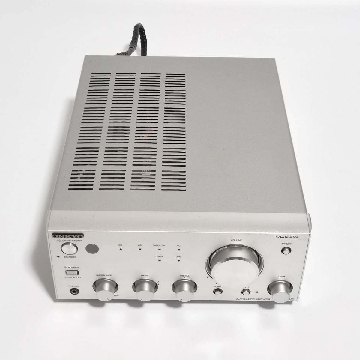 ONKYO A-905FX2 INTEC205 プリメインアンプ 動作品（ケーブル加工あり