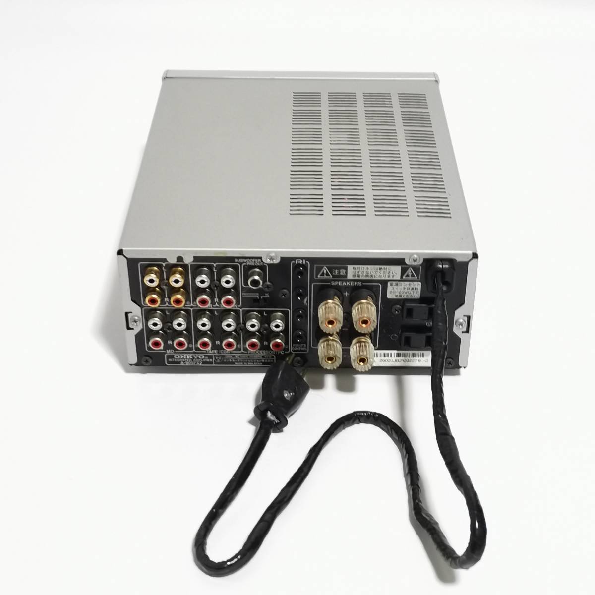 ONKYO A-905FX2 INTEC205 プリメインアンプ 動作品（ケーブル加工あり