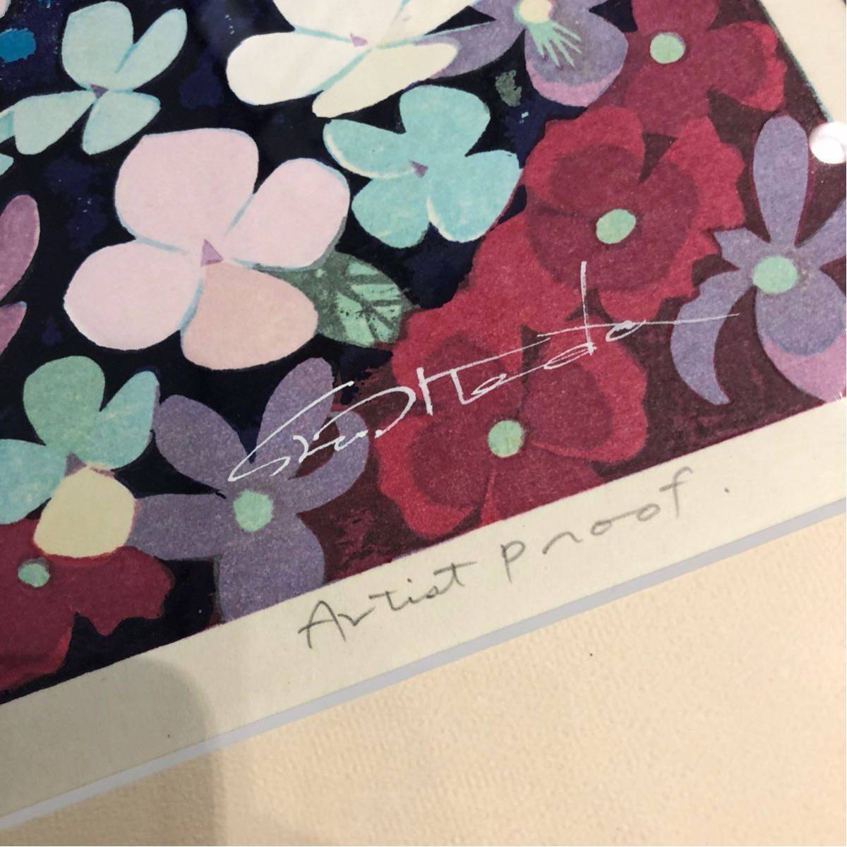 ☆木版画☆ 池田修三 作 『フローラ』 1979年 ☆木版画☆ 木版画