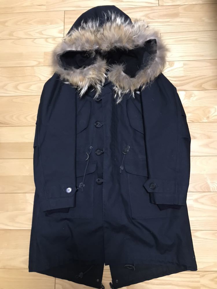 【本物保証，低価】 名作防寒 John UNDERCOVER MODS COAT モッズコート ネイビー 2 中綿ライナー コヨーテファー 取り外し可 アンダーカバー フード(コート)｜売買されたオークション情報、yahooの商品情報をアーカイブ 男性用