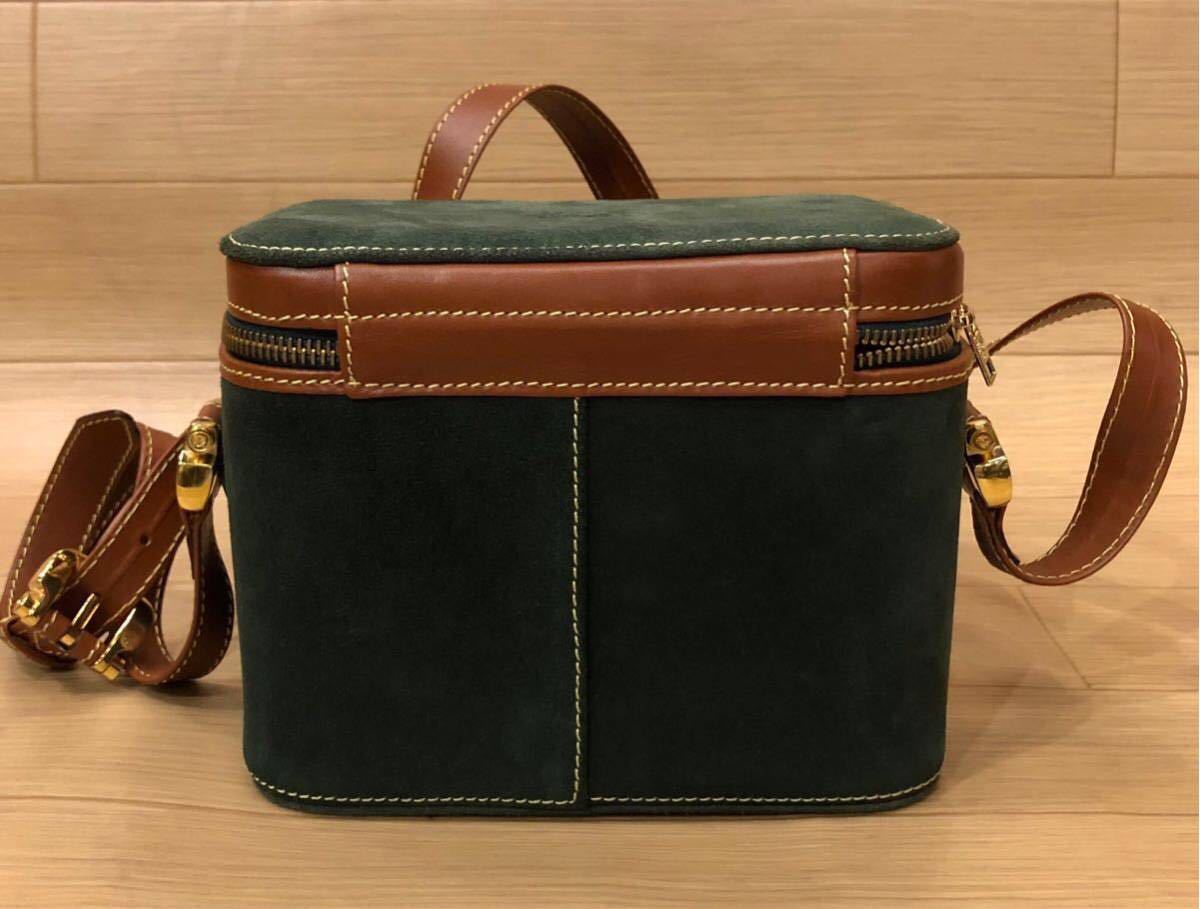 ロエベ LOEWE アナグラム スエード ショルダーバッグ ミニ ポシェット 