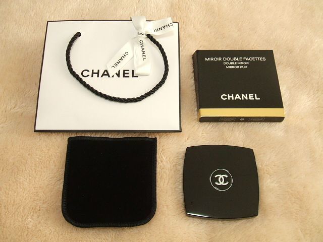 【CHANEL】シャネル ミロワール ドゥーブル ファーセット コンパクトミラー 未使用/S-22