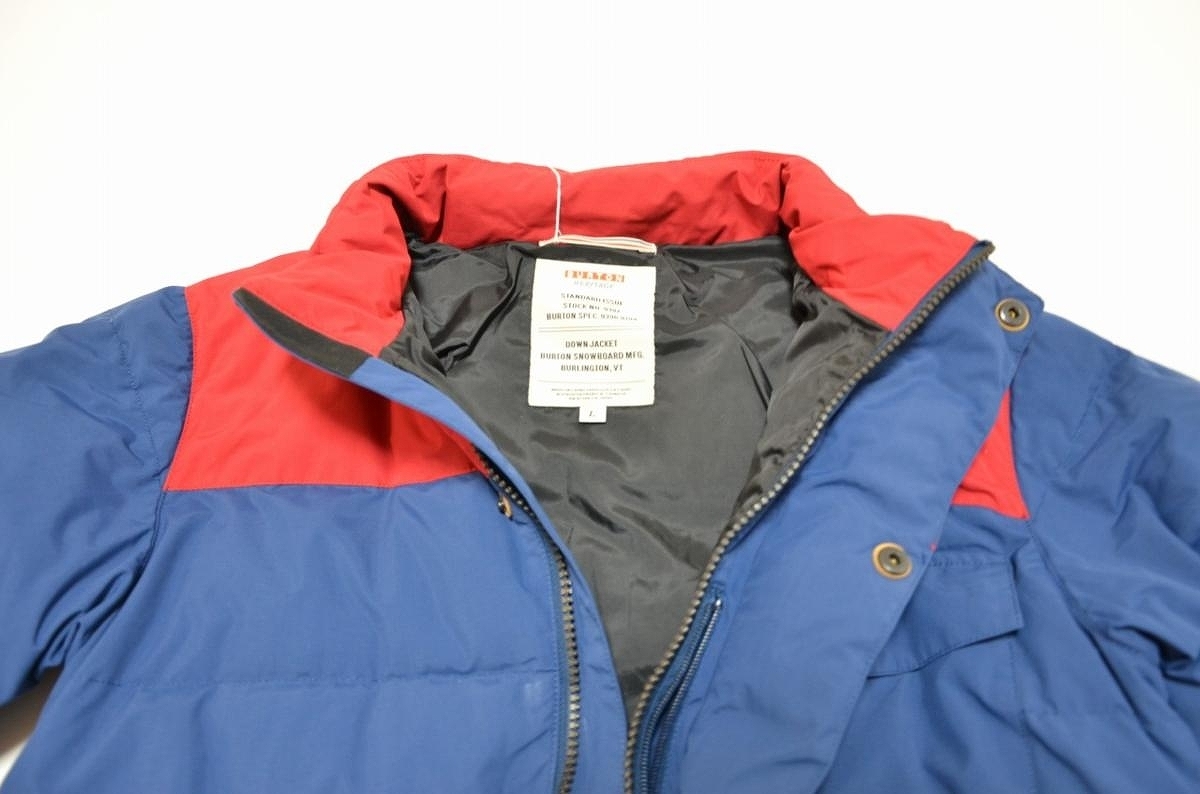 中古 12/13 BURTON バートン Heritage Down ダウンジャケットウェア メンズ Lサイズ