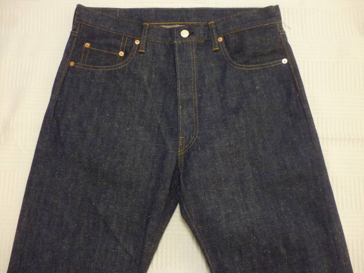 新品☆WAREHOUSE ウエアハウス 1001 ジーンズ W33 L32 リジッドデニム☆