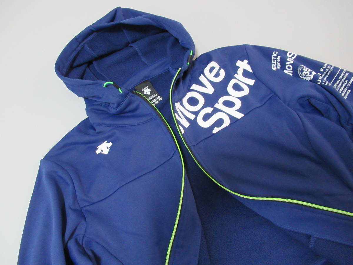 O 新品 デサント Move Sport 上下セット ヒートナビ+5℃ 裏起毛 保温