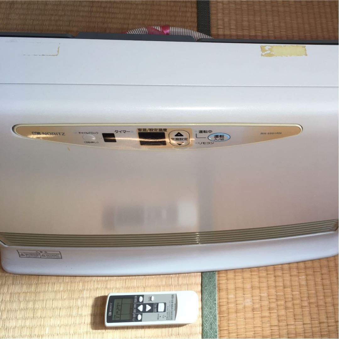 早い者勝ち】NORITZ（ノーリツ） 温水ルームヒーター RH-5501RN-BL