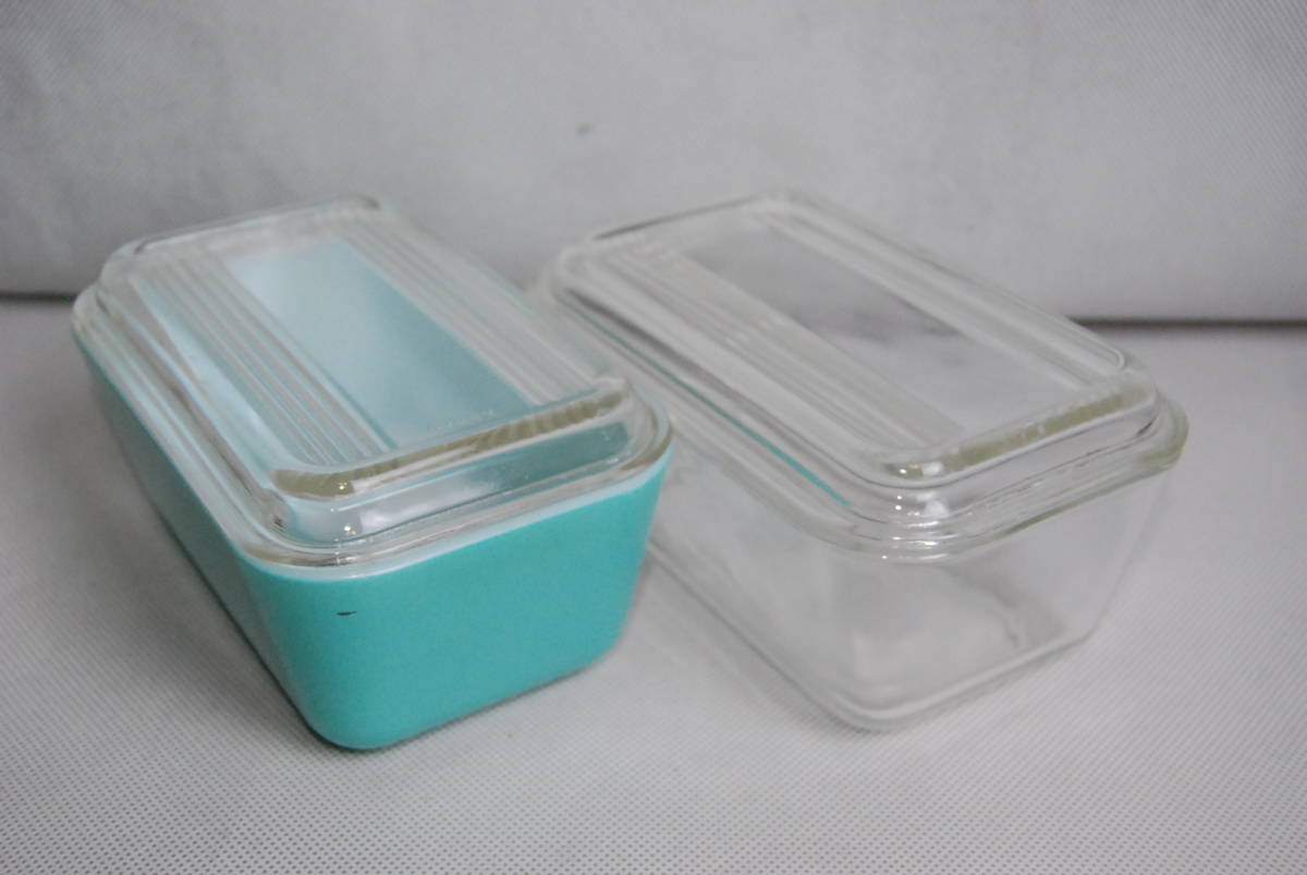 オールドパイレックス Pyrex - レフリジレーター 蓋付き M 2個セット