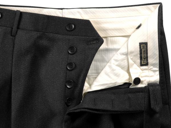 ◆【100％MADE IN ITALY！ROTA(ロータ)×TIE YOUR TIE/優雅な2プリーツ入りウールギャバジンスラックス7.8万】[tyt1852501] Italy in Rota Ferretti Tie 最大2,500円オフクーポンポイント5倍ROTAロータ