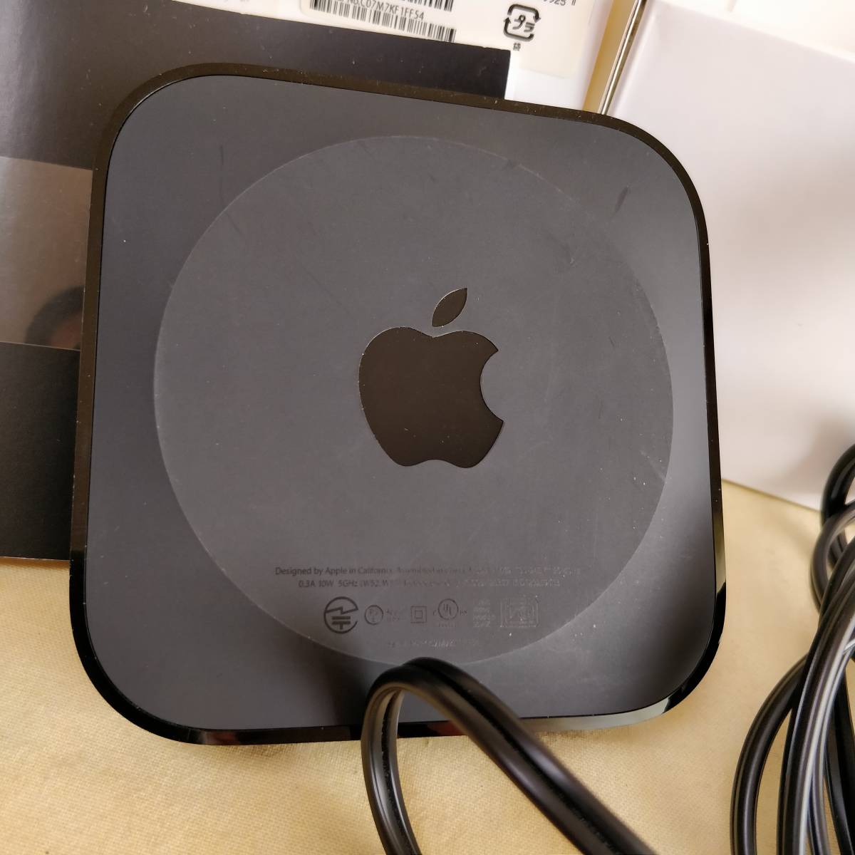 Apple TV 第3世代 本体リモコン電源ケーブル F1FF54 【公式通販】