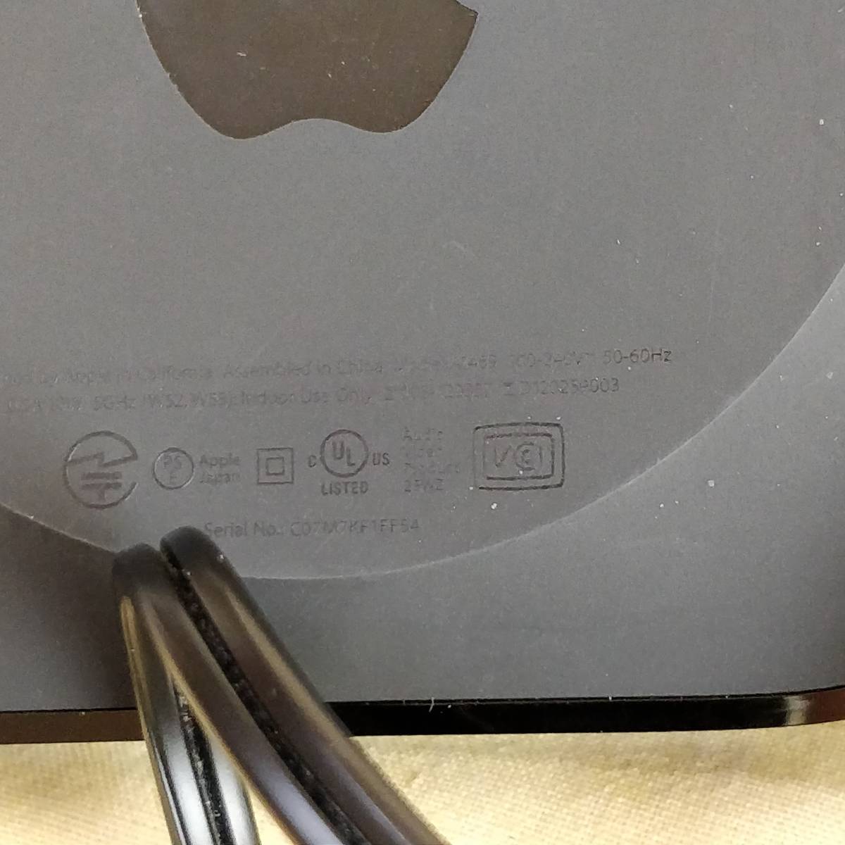 Apple TV 第3世代 本体リモコン電源ケーブル F1FF54 【公式通販】