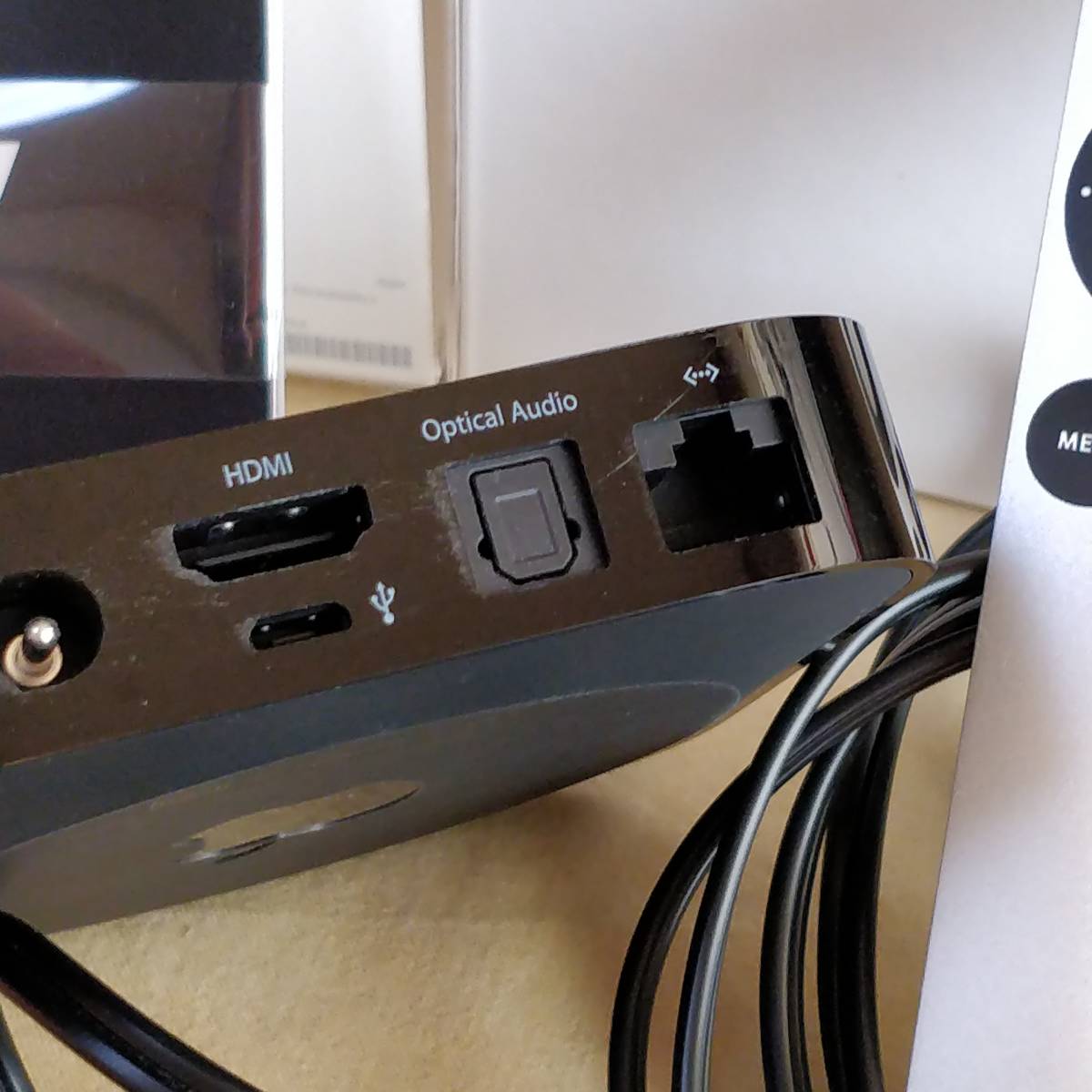 Apple TV 第3世代 本体リモコン電源ケーブル F1FF54 【公式通販】