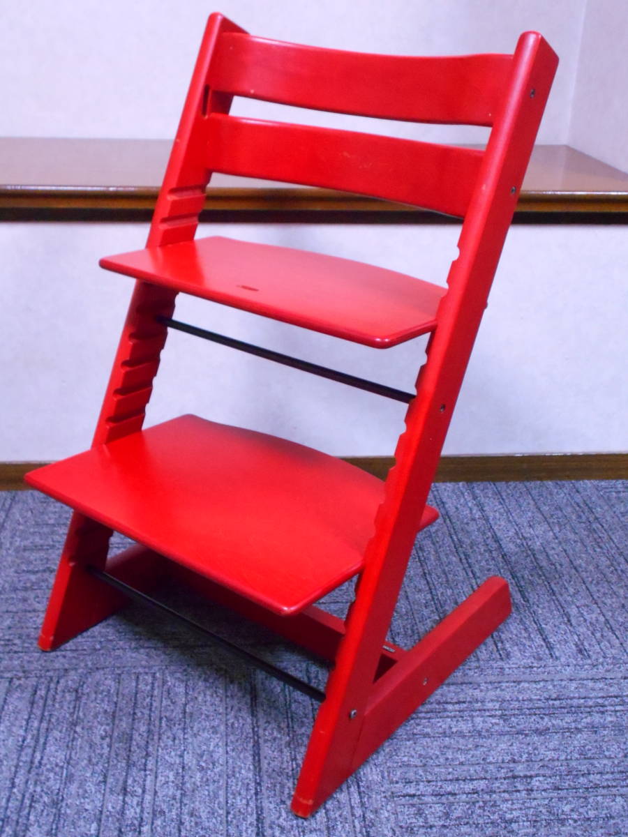 STOKKE/ストッケ トリップトラップ ベビーチェア□ガード付□赤 STOKKE