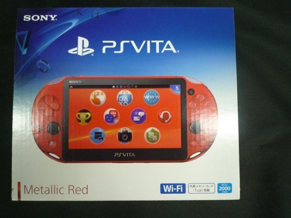 ge757 ☆神☆ PlayStation Vita Wi-Fiモデル メタリック・レッド (PCH