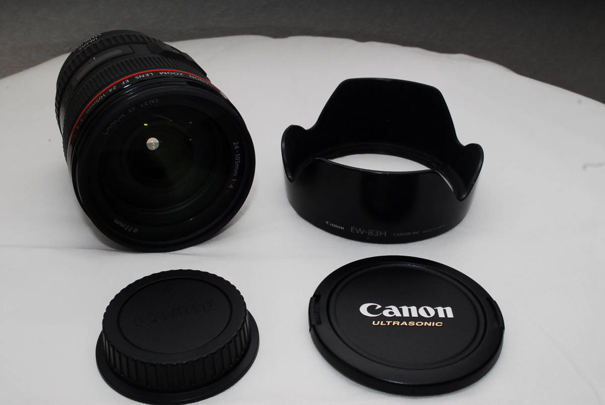 Objectif Canon EF 24-105mm F/4L IS USM (série L), Avec Accessoires, Occasion
