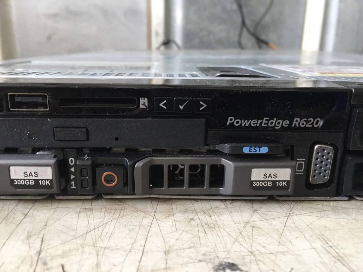 Dell PowerEdge R620 CPU:E5-2620x2 メモリー32GB HDD;ない BIOS確認