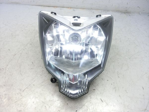 NINJA250SL純正ヘッドライト割れ無し/配線そのまま／すぐ使える／室内
