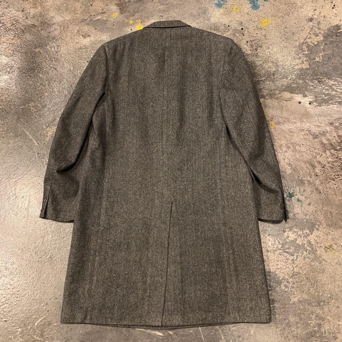 60s AndersonLittleCo. WOOL HERRINGBONE CHESTERCOAT ヴィンテージ ビンテージ ウール ヘリンボーン チェスターコート ウールコート 50s