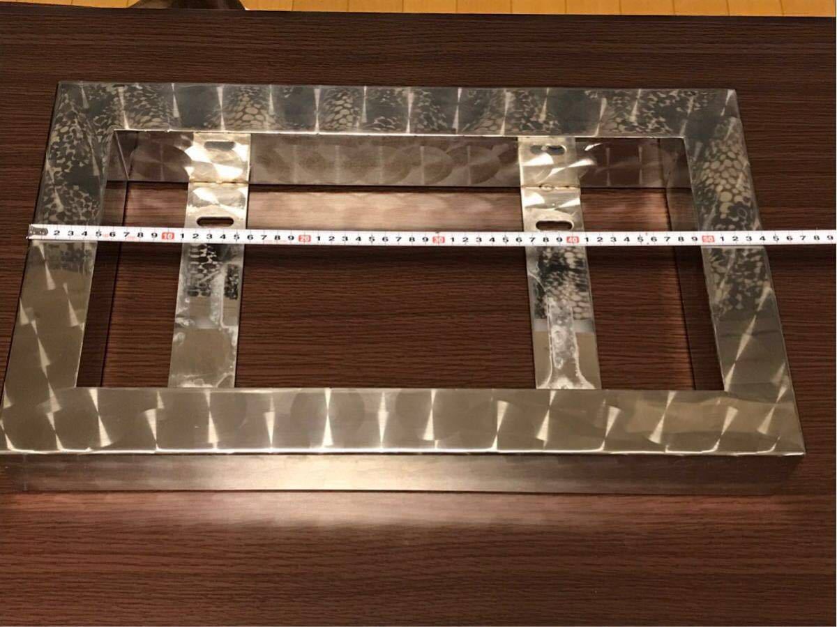 大型トラック用 ナンバー枠 ウロコステンレス ステンレス 大型 