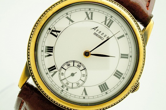 SEIKO Avenueセイコーアベニュークォーツ腕時計1985年時代 セイコー アベニュー SEIKO Avenue アベニュー スモセコ セイコー
