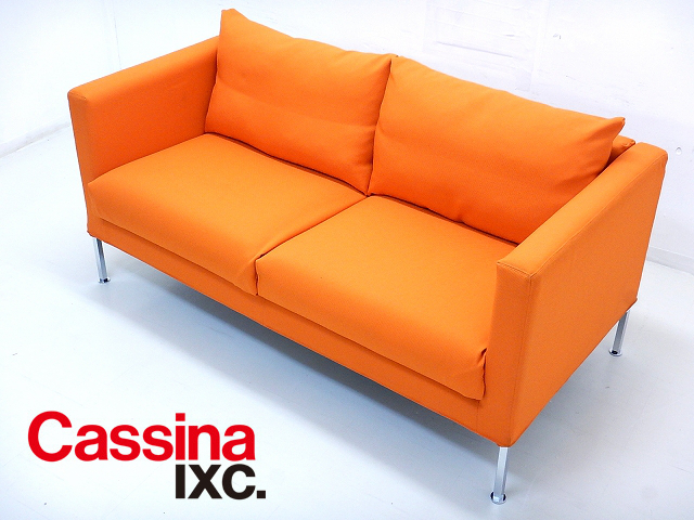 ☆kd82B☆展示品☆カッシーナixc☆50万☆2人掛けソファ☆ボックス 