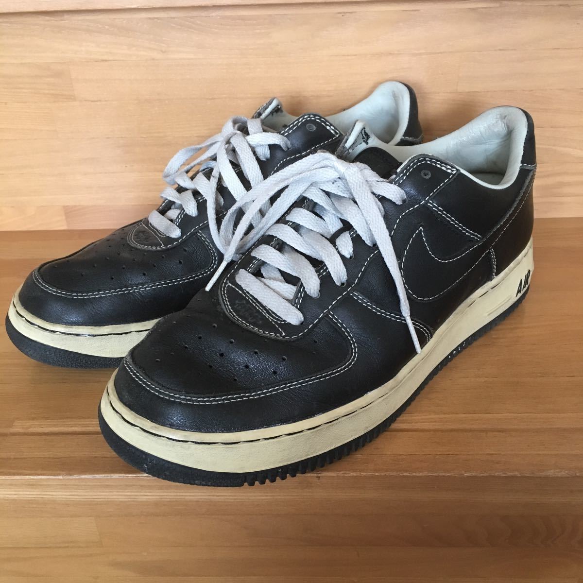 低価，限定SALE fragment藤原ヒロシ氏着 NIKE hTm AIR FORCE1 ブラック ナイキ フォース１(27.0cm)｜売買されたオークション情報、yahooの商品情報をアーカイブ公開 - オークファン 27.0cm