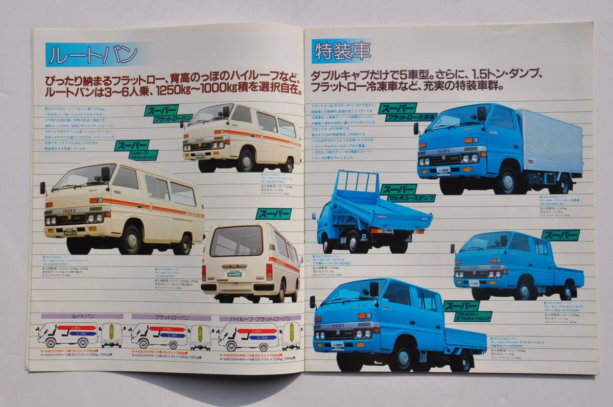 HOT，品質保証】 【カタログのみ】 いすゞ エルフ 150 1981年 昭和56年