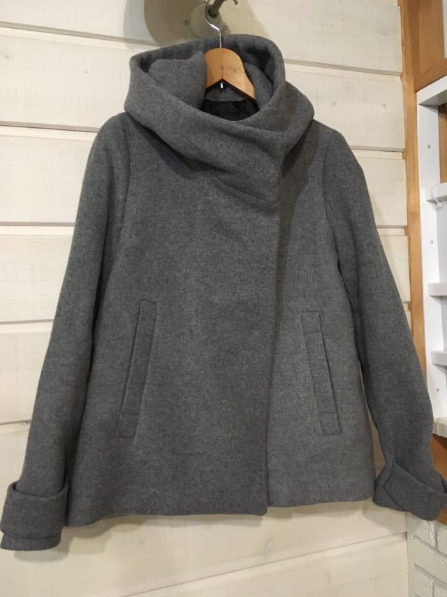 ☆ZARA BASIC コート グレー S☆ 値下げ ZARA ウールブレンド コート 