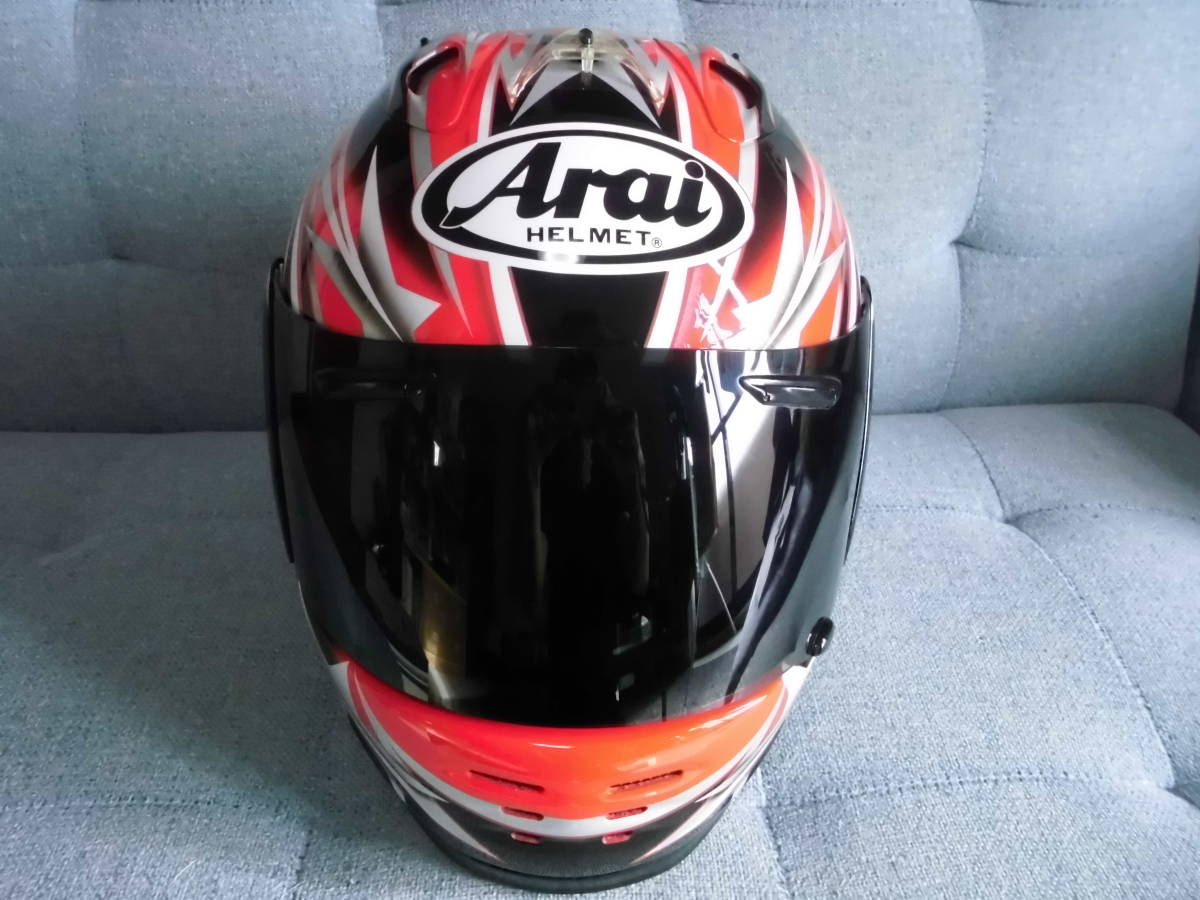 Arai RAPIDE-SR STELLAR スモークシールド 黒/赤 アライ ラパイド