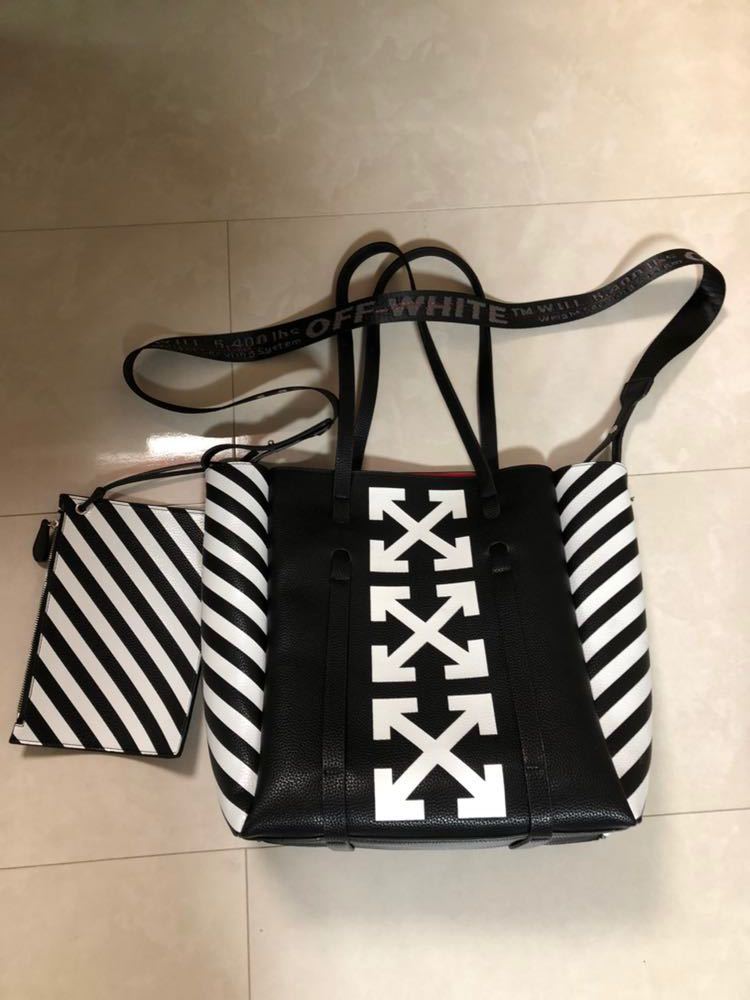 Off-White ハンドバッグ　値下げ可能 オフホワイト パロディ バッグ 【最終値下げ】 Off-White（オフ