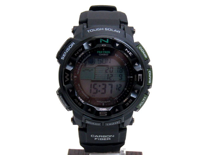 ブランド腕時計 ☆CASIO PROTREK タフソーラー マルチバンド6 メンズ