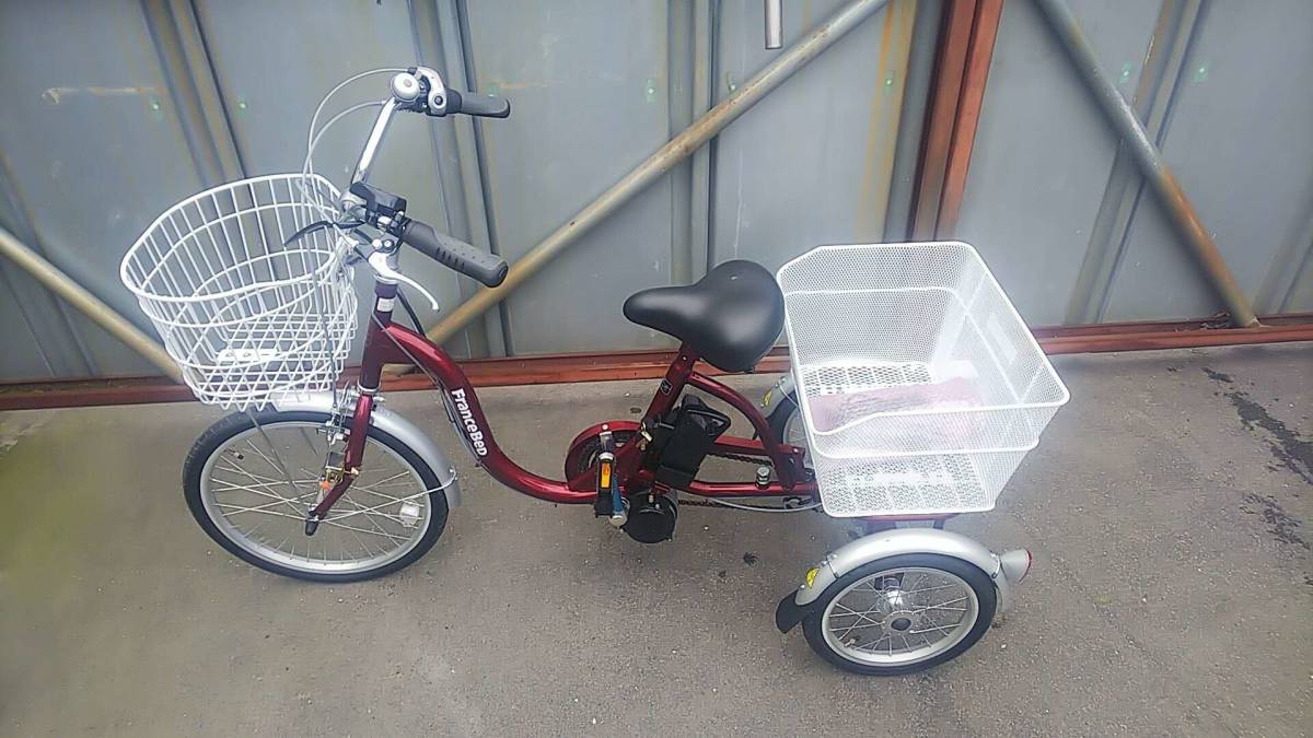 フランスベッド電動自転車 Reha tech シニア向け電動アシスト自転車