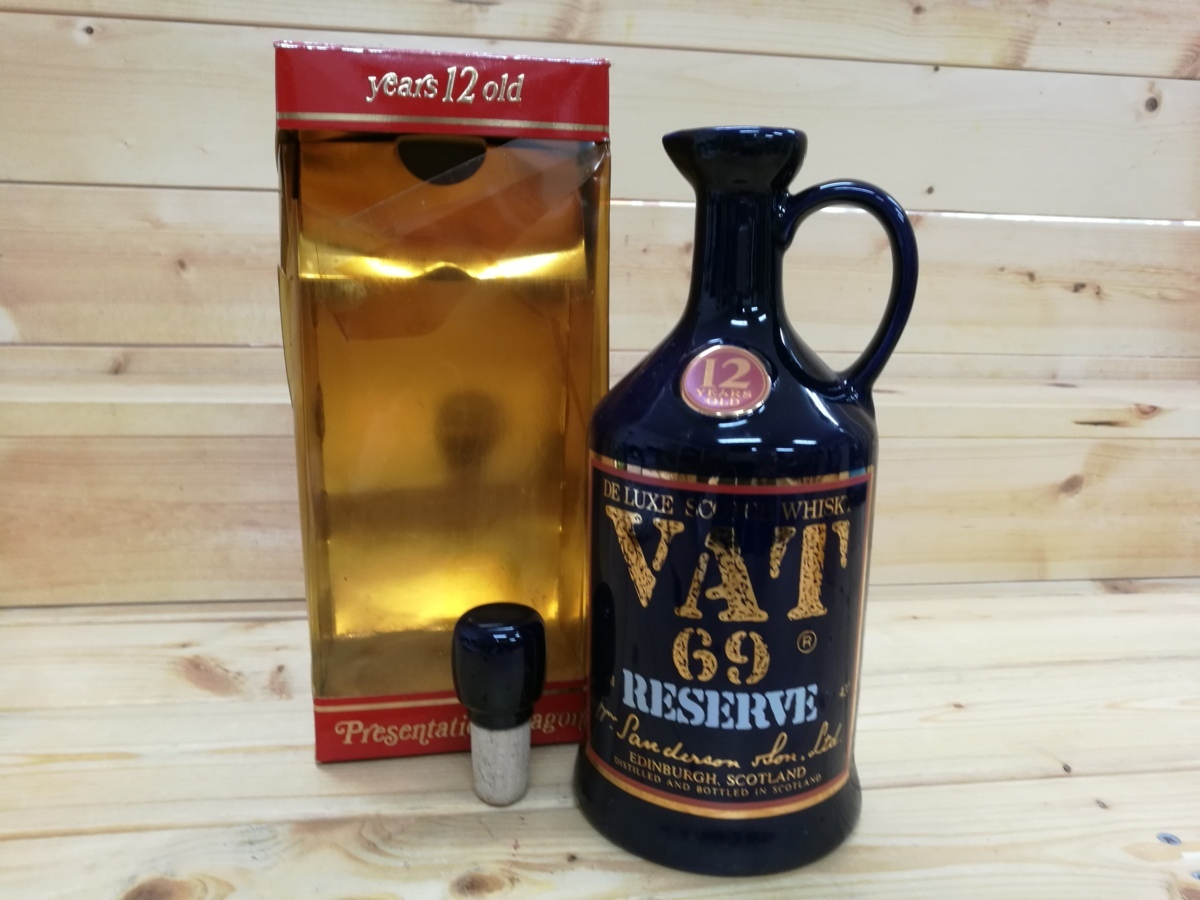 VAT 69 スコッチウイスキー 未開封　古酒　箱付き VAT69 スコッチウイスキー 未開栓 古酒 0 バット69 スコッチ
