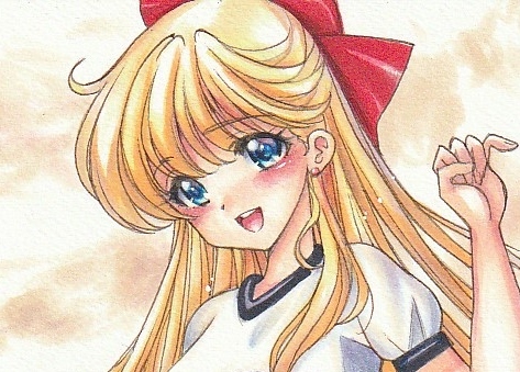 同人手描きイラスト☆セーラーヴィーナス：愛野美奈子 「ブルマ」 A4