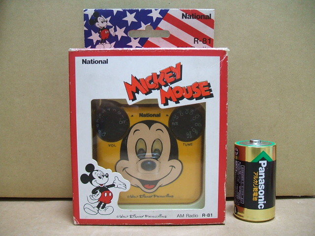 R-81 National ミッキーマウスラジオ Mickey Mouse | ミッキーマウス