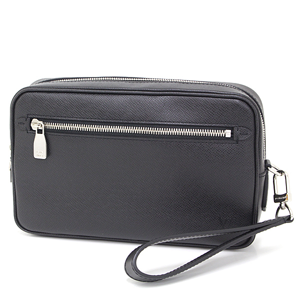 ルイヴィトン LOUIS VUITTON ポシェット・カサイ タイガ ノワール(ブラック) M33424 クラッチバッグ 新品同様
