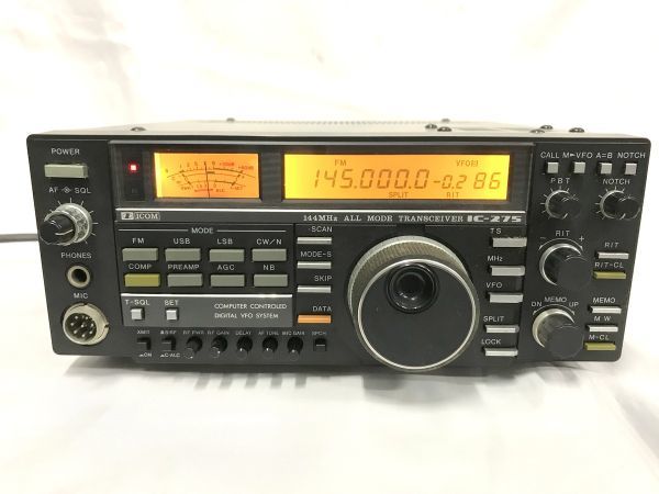 お買い得，豊富な icom ic-275 144MHz オールモードトランシーバー J691(固定)｜売買されたオークション情報、yahooの商品情報をアーカイブ公開 - オークファン 固定