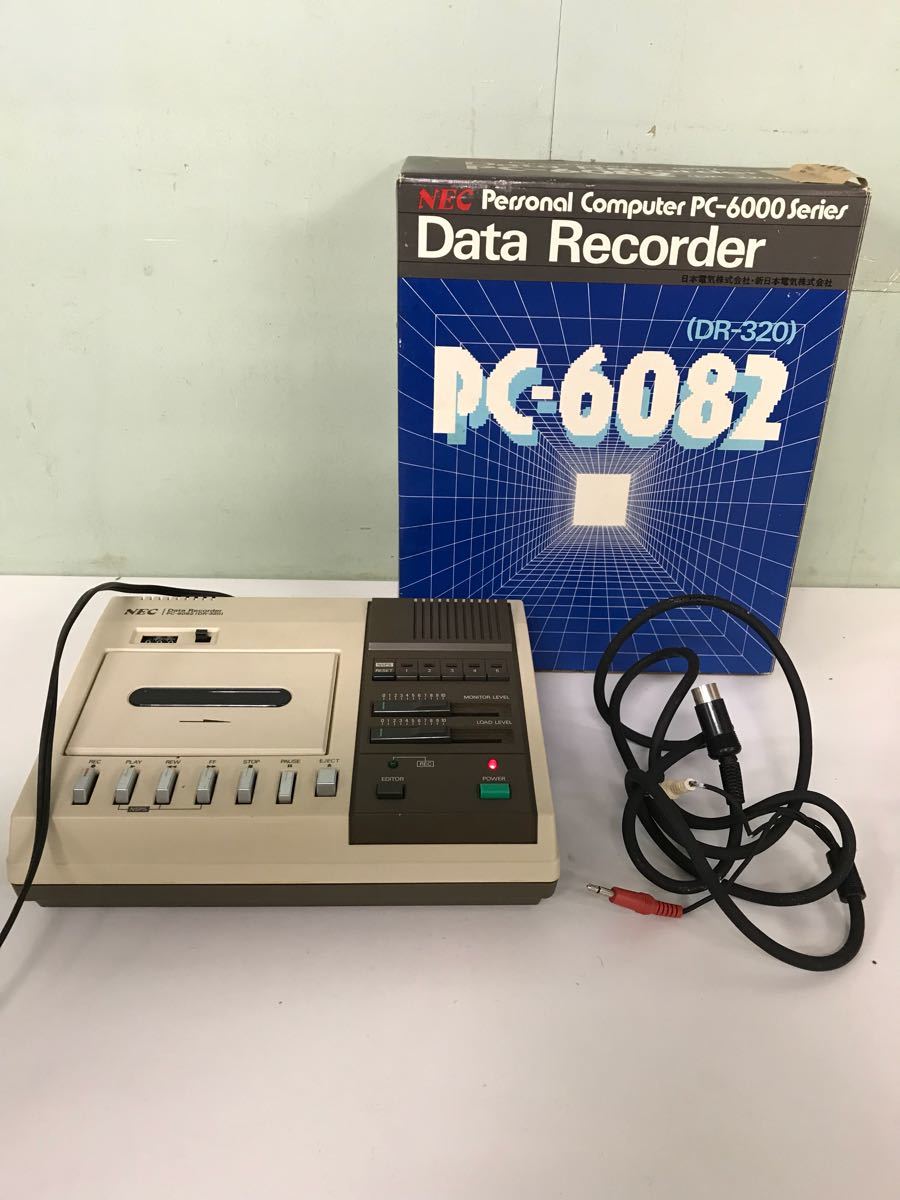 昭和レトロパソコン NEC PC-6001 レコーダ PC-6082 ジャンク品
